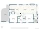 Detailed floor plan of a home, showcasing the layout of the kitchen, bedrooms, and living spaces at 3739 W 46Th Ave, Denver, CO 80211