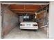 Spacious garage with exposed brick walls, fitting for a car or storage at 3739 W 46Th Ave, Denver, CO 80211