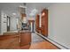 Well-lit kitchen featuring sleek stainless steel appliances, and stone counters with stylish pendant lighting at 2378 Hearth Dr # 20, Evergreen, CO 80439