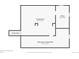 Basement floorplan showing the living room, office, and unfinished basement at 7273 E Hinsdale Pl, Centennial, CO 80112