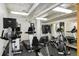 On-site gym featuring cardio machines like bikes, treadmills, and elliptical trainers with individual screens at 444 17Th St # 208, Denver, CO 80202