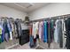 Walk-in closet featuring extensive storage options and ample space for organization at 4851 Cattle Cross Rd, Castle Rock, CO 80104