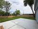 View of the large, concrete patio in the backyard at 10025 W 8Th Ave, Lakewood, CO 80215