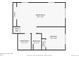 Basement floor plan featuring a media room, bedroom, bathroom, and utility room layout at 9150 Garrison St, Broomfield, CO 80021