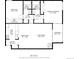 Floor plan showing the layout of the home, including the kitchen, living room, and bedrooms at 777 N Washington St # 304, Denver, CO 80203