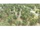 Aerial view of cozy home showcasing a beautiful setting with mature trees at 33844 Oriole Ct, Elizabeth, CO 80107