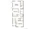 Upstairs floorplan featuring a primary bedroom, primary bath, two secondary bedrooms, and one bath at 17075 E Alameda Pkwy, Aurora, CO 80017