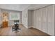Finished basement with workout space, storage and natural light from window at 1540 Fawnwood Rd, Monument, CO 80132
