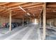 Interior view of a large open shed with concrete floors at 1604 Lisbon Dr, Parker, CO 80138