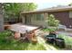 Deck with plants located in backyard and part of the house in background at 7140 S Uinta St, Centennial, CO 80112