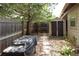 View of backyard storage shed and privacy fence at 7140 S Uinta St, Centennial, CO 80112