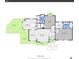 Main level floor plan featuring a dining area, living room, kitchen, bedroom and bathroom at 33633 Elk Run, Evergreen, CO 80439