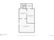 Floor plan of basement showing layout and dimensions of unfinished spaces at 2421 Hooker St, Denver, CO 80211