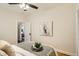 Comfortable bedroom with decor and a view into the home at 2421 Hooker St, Denver, CO 80211