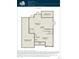 The basement floor plan features an unfinished basement, garage, porch, and patio slab at 8465 Silverton Ln, Littleton, CO 80125
