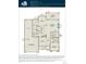Detailed floor plan showcasing the layout of the first floor with kitchen, gathering room, and flex space at 8465 Silverton Ln, Littleton, CO 80125