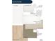 A design selection sheet highlights cabinet styles, countertop options, and tile for the owner's bath at 8465 Silverton Ln, Littleton, CO 80125