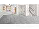 New gray carpet throughout the living room makes this a desirable home at 13017 W 20Th Ave, Golden, CO 80401