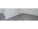 Bedroom with neutral walls and laminate floors at 3164 S Wheeling Way # 101, Aurora, CO 80014