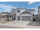 Beautifully designed two-story home with a spacious driveway and well-kept landscaping at 4792 Coltin Trl, Castle Rock, CO 80104