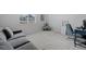 Cozy living room featuring gray sofa, carpeted floors, and natural light at 4792 Coltin Trl, Castle Rock, CO 80104