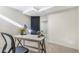 This home office with a modern desk and neutral tones offers a functional and stylish workspace at 135 Garnet St, Broomfield, CO 80020