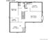Lower level floor plan with bedroom, recreation room, study, and laundry area at 3292 S Wabash Ct, Denver, CO 80231