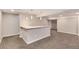 Large basement space perfect for entertaining, including a stylish bar area at 12569 S Sopris Creek Dr, Parker, CO 80134