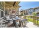 Relaxing patio area with comfortable seating and a fire pit, perfect for outdoor entertaining at 21985 E Bailey Pl, Aurora, CO 80016