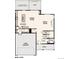 Main level floor plan featuring a kitchen, living room, dining room, and a 2-bay garage at 14112 Bunny Hop Ln, Parker, CO 80134