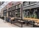 Long view of the outdoor seating at Ash'Kara at 2231 W 36Th Ave, Denver, CO 80211