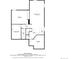 Basement floor plan with recreation room, bedroom, and storage at 7900 E Dartmouth Ave # 76, Denver, CO 80231