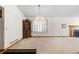 Formal dining room with a large window and a decorative china cabinet at 7900 E Dartmouth Ave # 76, Denver, CO 80231