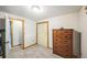 Bedroom with a nearby closet and an entryway provides convenience for organization and accessibility at 10462 Hoyt St, Westminster, CO 80021