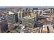 Bird's eye view of a residential high-rise in downtown Denver on a bright day at 800 N Washington St # 706, Denver, CO 80203