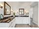 Spacious bathroom with double sinks, granite countertops, and modern fixtures at 7106 S Kendall Blvd, Littleton, CO 80128