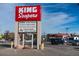 Photo of King Soopers shopping center sign, showing other businesses at 3855 S Monaco St # 170, Denver, CO 80237