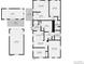 Detailed floor plan showcasing the layout of the home, including a studio and garage at 2774 W Irvington Pl, Denver, CO 80219