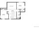 Detailed floor plan showcasing the layout of the home's second floor, including the bedrooms, closets and bathroom at 4198 Timbervale Dr, Evergreen, CO 80439