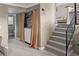 The basement includes a laundry closet and easy access to the upper level at 8764 W 95Th Ave, Broomfield, CO 80021