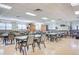 Spacious craft room with multiple tables and workspaces for hobbies and creative projects at 2840 S Heather Gardens Way # A, Aurora, CO 80014