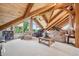 Finished attic featuring custom woodwork, a large open space, and lots of natural light at 4880 Tall Horse Trl, Sedalia, CO 80135