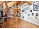 Stunning foyer with hardwood floors, a grand staircase, and exquisite interior design elements at 4880 Tall Horse Trl, Sedalia, CO 80135