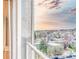 Enjoy the lovely sky view from this balcony, overlooking the neighborhood and some beautiful trees at 4800 E Hale Pkwy # 712N, Denver, CO 80220