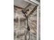 Close up of a shower head in the bathroom with black hardware at 4800 E Hale Pkwy # 712N, Denver, CO 80220