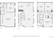 Detailed floor plan showcasing the layout of all three floors, including room dimensions at 2775 California St, Denver, CO 80205