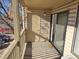 Private balcony with sliding glass door access at 14751 E Tennessee Dr # 226, Aurora, CO 80012