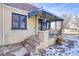 Front entry steps and porch detail at 2101 S Lafayette St, Denver, CO 80210