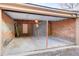 Unfinished garage interior with chain link dividers at 2101 S Lafayette St, Denver, CO 80210