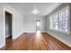 Living room with hardwood floors and neutral wall colors at 2101 S Lafayette St, Denver, CO 80210